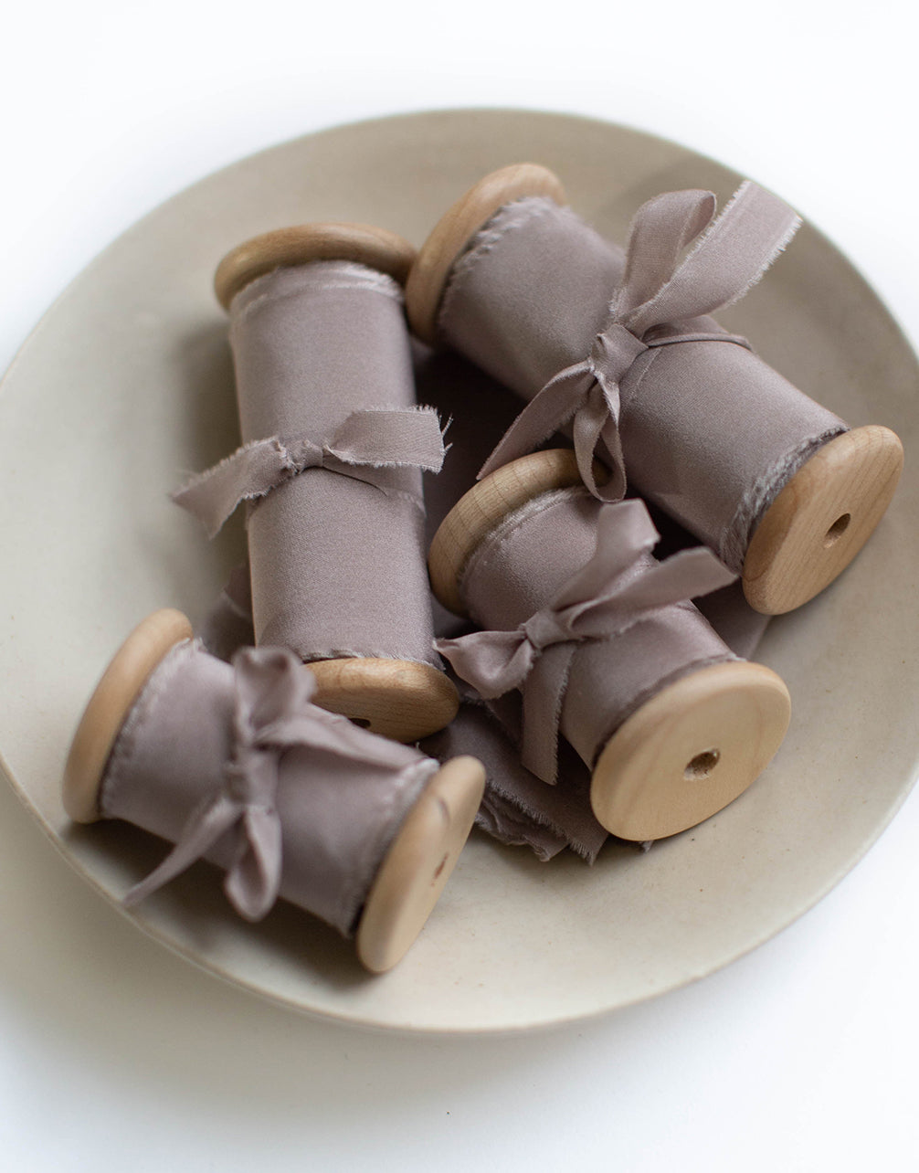 Mushroom Original Silk Ribbon